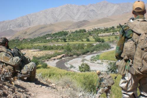 Western troops in Afghanistan