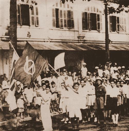 The Trotskyist League of Vietnam in Saigon, 21 August 1945.